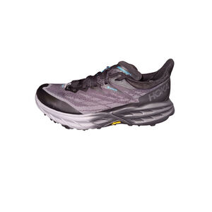 Men's Hoka Speedgoat 5 GTX Trail Running Shoes - Black/Grey - Size 8D